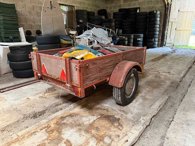 Aanhanger inclusief onderdelen citroën 2cv eend - aanhanger - afbeelding 2 van  6