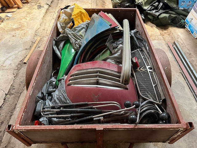 Aanhanger inclusief onderdelen citroën 2cv eend - aanhanger - afbeelding 5 van  6