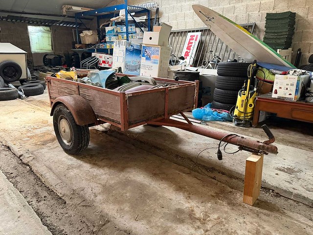 Aanhanger inclusief onderdelen citroën 2cv eend - aanhanger - afbeelding 6 van  6