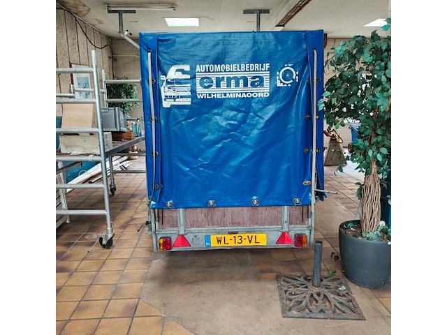 Aanhanger met huif, geremd, ansems, a-s1300-2513, 1994 - afbeelding 2 van  2