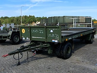 Aanhanger met vlakke laadvloer, netam fruehauf, ancr 14-107, 1982 - afbeelding 1 van  21