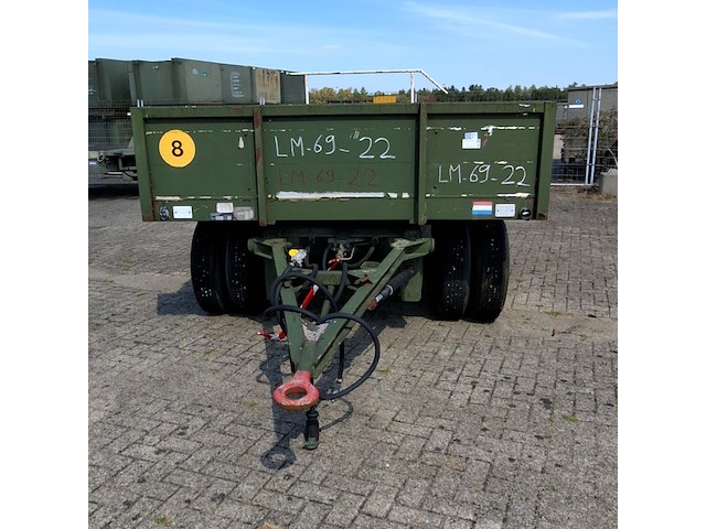 Aanhanger met vlakke laadvloer, netam fruehauf, ancr 14-107, 1982 - afbeelding 12 van  21