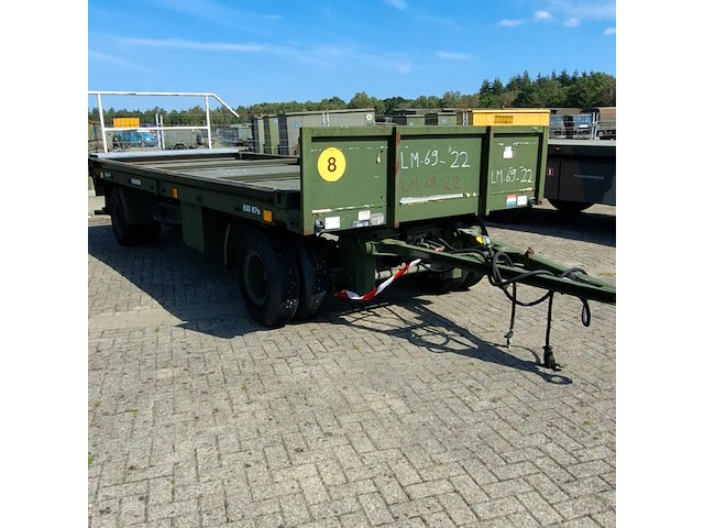 Aanhanger met vlakke laadvloer, netam fruehauf, ancr 14-107, 1982 - afbeelding 15 van  21