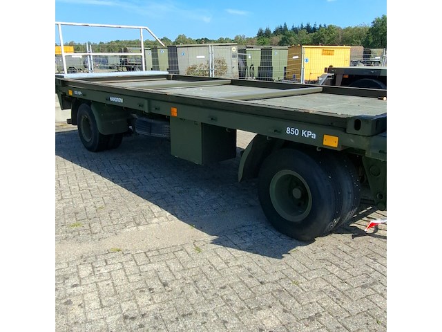 Aanhanger met vlakke laadvloer, netam fruehauf, ancr 14-107, 1982 - afbeelding 16 van  21