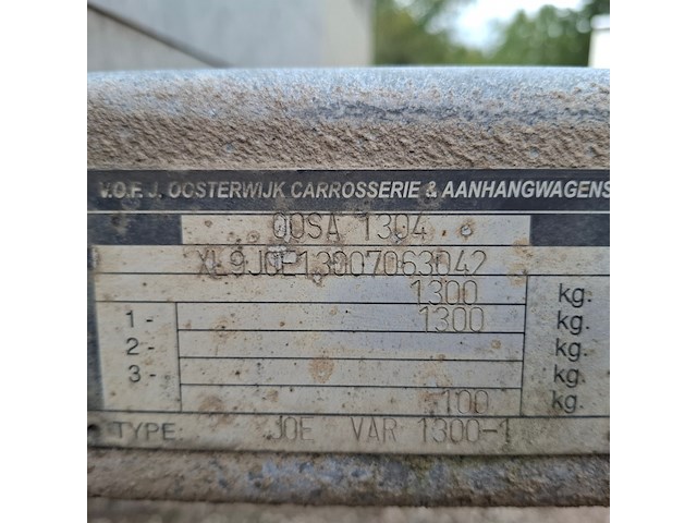 Aanhanger oosterwijk, joe, bouwjaar 2007 - afbeelding 3 van  19