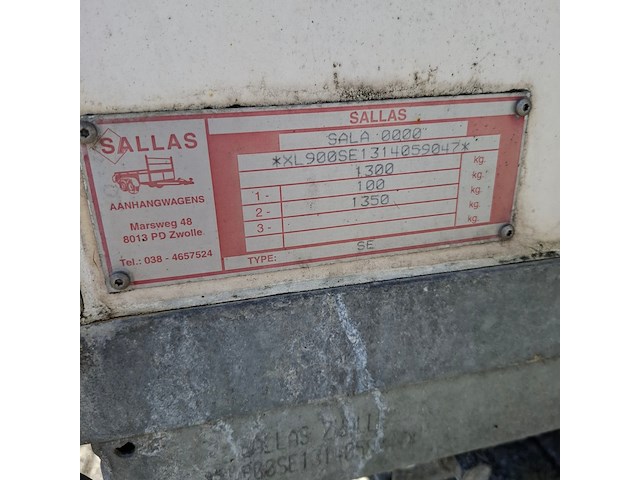 Aanhanger, sallas, se, 2014 - afbeelding 3 van  23