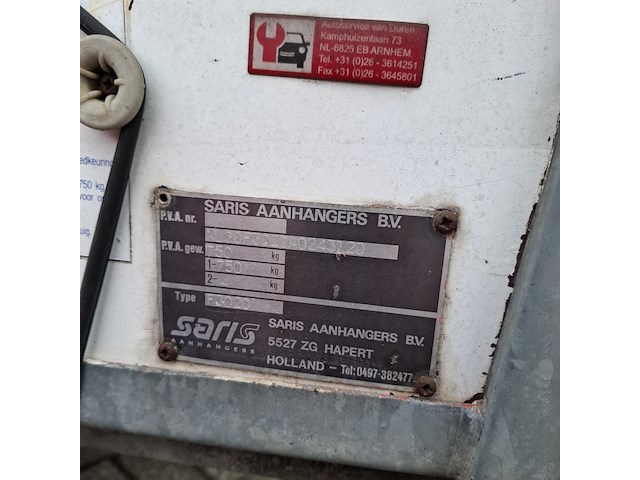 Aanhanger, saris, f3020, 1999 - afbeelding 7 van  8