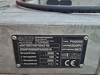 Aanhanger wilda speciaalbouw, pw 2000, bouwjaar 2023 - afbeelding 8 van  8