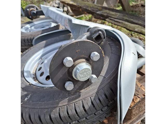 Aanhangeras met 2x wiel wap, wag 085 l - afbeelding 6 van  12