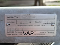 Aanhangeras met 2x wiel wap, wag 085 l - afbeelding 7 van  12