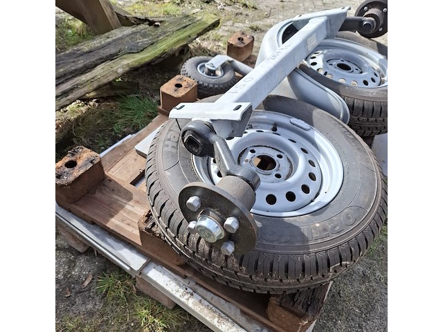 Aanhangeras met 2x wiel wap, wag 085 l - afbeelding 8 van  12
