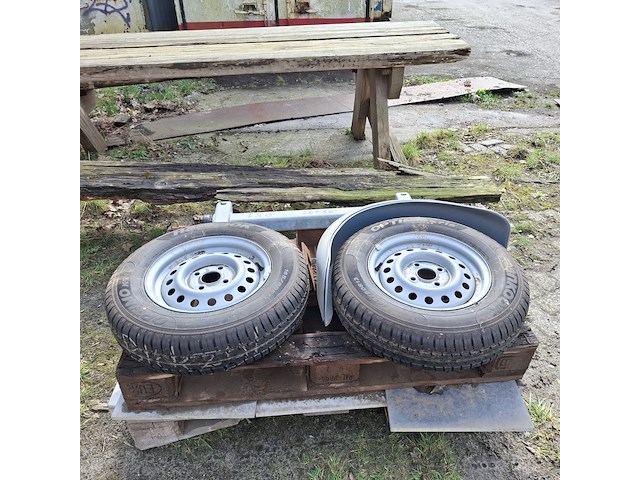 Aanhangeras met 2x wiel wap, wag 085 l - afbeelding 10 van  12