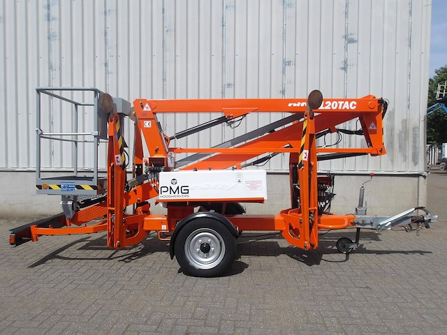 Aanhangerhoogwerker nifty 120tac elektrisch 12.20m 2016 - afbeelding 1 van  1