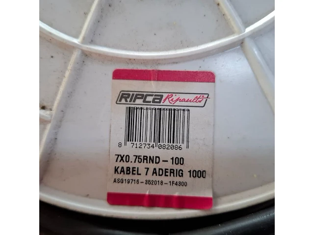 Aanhangerkabel ripca ripaulti, 7 x 0,75mm2 - afbeelding 2 van  2