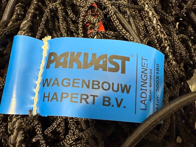 Aanhangernet - 300 x 180 cm - elastisch - afdeknet aanhanger (5x) - afbeelding 2 van  3