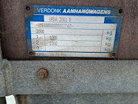 Aanhangwagen 2000 kg, verdonk, vrda 2001 b - afbeelding 16 van  23