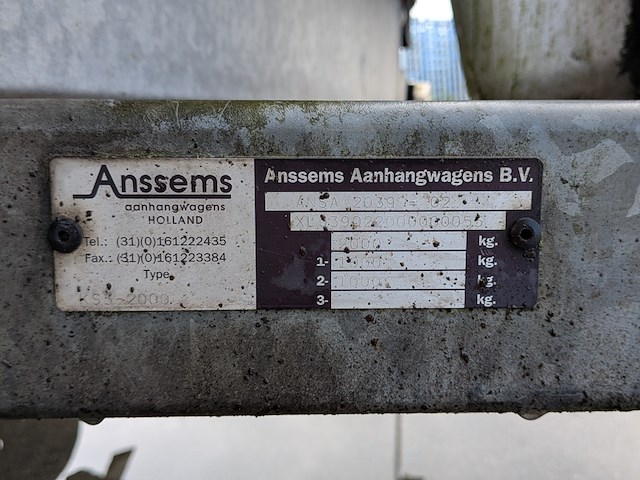 Aanhangwagen, anssems, ks3, 2001 - afbeelding 7 van  15