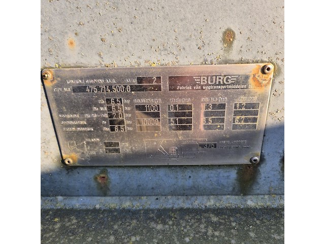 Aanhangwagen, burg, bpa 10-10 acxax, 2004 - afbeelding 3 van  15