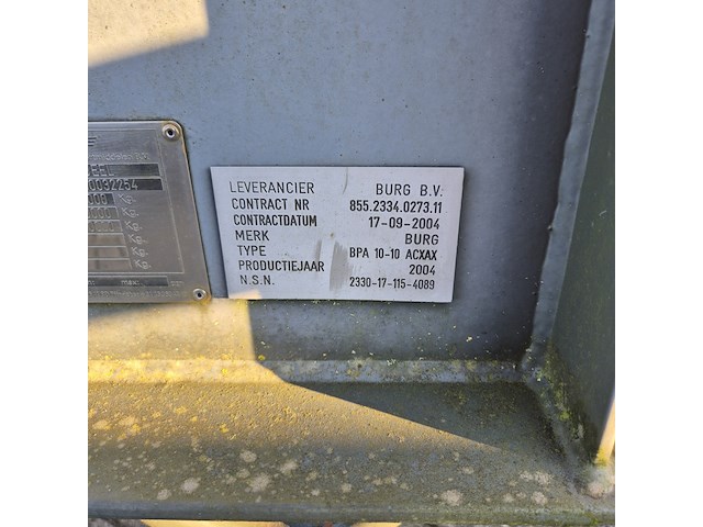 Aanhangwagen, burg, bpa 10-10 acxax, 2004 - afbeelding 6 van  15
