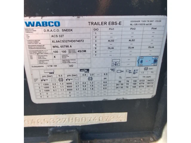 Aanhangwagen, draco, acs 327, 2017 - afbeelding 21 van  23