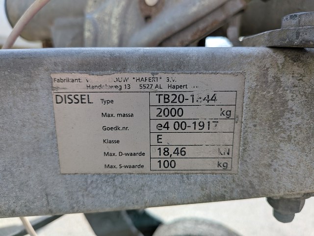 Aanhangwagen, hapert, r1340, 2003 - afbeelding 8 van  17