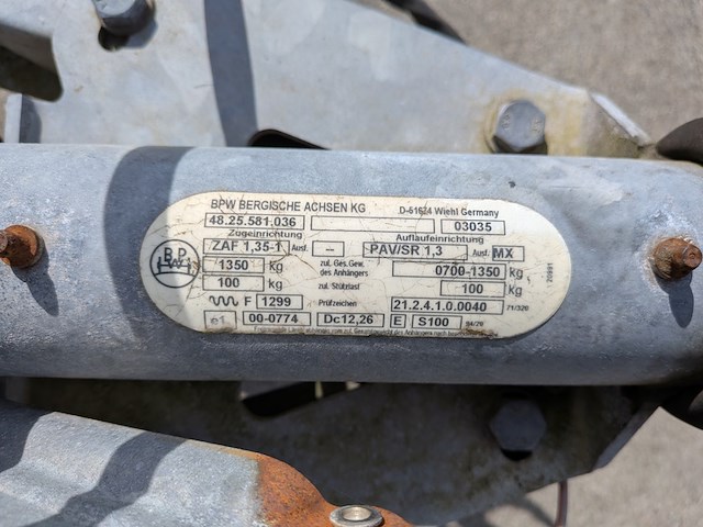 Aanhangwagen, hapert, r1340, 2003 - afbeelding 9 van  17