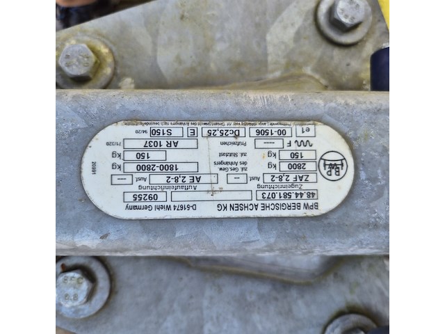 Aanhangwagen, hydraulisch kiepbaar met olieschermen, hapert, g2700 - afbeelding 3 van  26