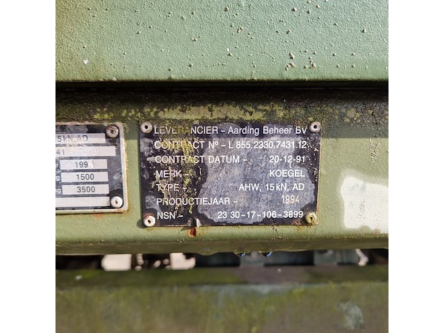 Aanhangwagen , koegel, ahw, 15kn, ad, 1994, ky-74-88 - afbeelding 16 van  41