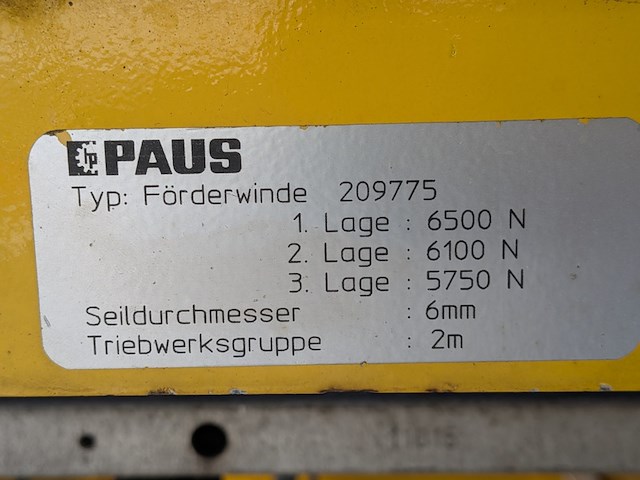 Aanhangwagen ladderlift, hermann paus, 37wh, 2015 - afbeelding 32 van  46
