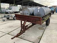 Aanhangwagen met 2x watertank - afbeelding 1 van  9