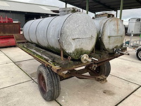 Aanhangwagen met 2x watertank - afbeelding 2 van  9