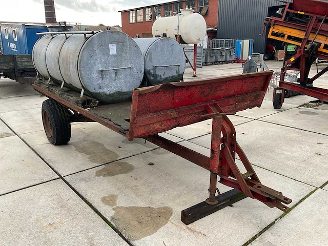 Aanhangwagen met 2x watertank - afbeelding 6 van  11