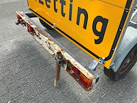 Aanhangwagen met actiebord / verkeersbord - afbeelding 14 van  15