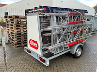 Aanhangwagen met altrex steigermateriaal & ladder - afbeelding 2 van  2