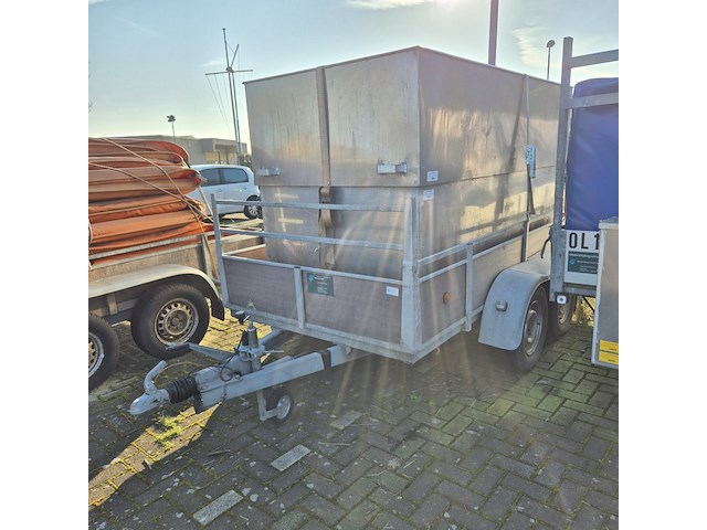 Aanhangwagen met bak en olieschermen, vawe, 2000 - afbeelding 5 van  11