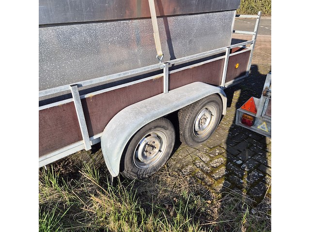 Aanhangwagen met bak en olieschermen, vawe, 2000 - afbeelding 10 van  11