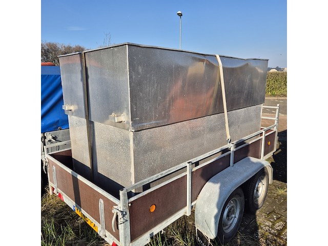 Aanhangwagen met bak en olieschermen, vawe, 2000 - afbeelding 11 van  11