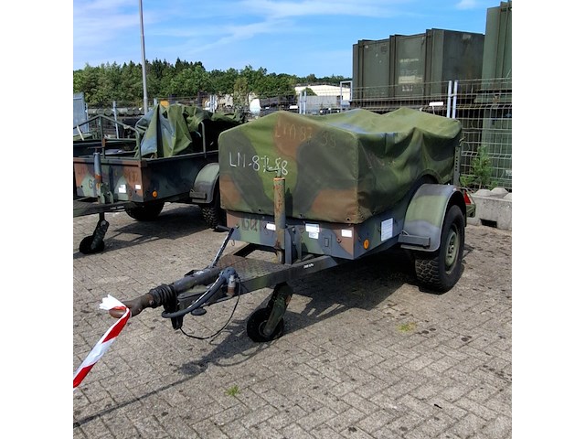 Aanhangwagen met huif, aarding, 99200 - afbeelding 1 van  7