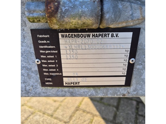 Aanhangwagen met huif, hapert, rl13 02 - afbeelding 12 van  13