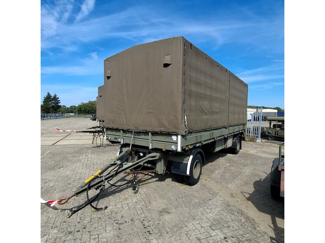 Aanhangwagen met huif & laadklep, netam fruehauf, ancr 10-105, 1989 - afbeelding 1 van  22