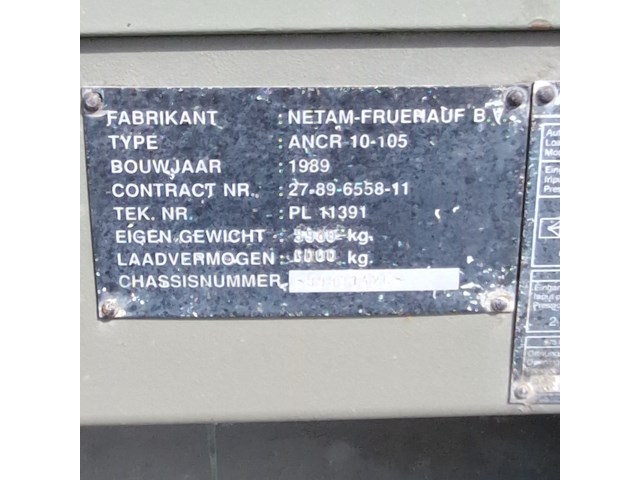 Aanhangwagen met huif, netam fruehauf, ancr 10-105, 1989 - afbeelding 7 van  20