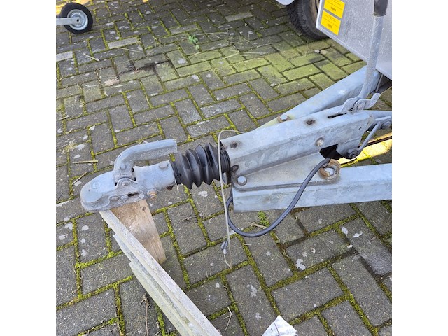 Aanhangwagen met opzetbak en olieschermen, buist, k-9, 1993 - afbeelding 10 van  14