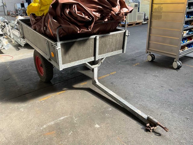 Aanhangwagen mini-tractor grasmaaier - afbeelding 4 van  10