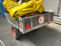 Aanhangwagen mini-tractor grasmaaier - afbeelding 6 van  10
