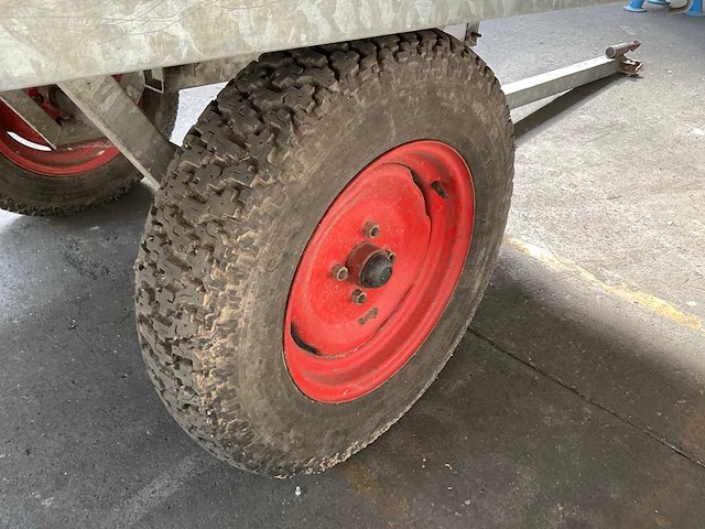 Aanhangwagen mini-tractor grasmaaier - afbeelding 9 van  10