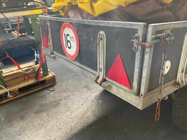 Aanhangwagen mini-tractor grasmaaier - afbeelding 2 van  4