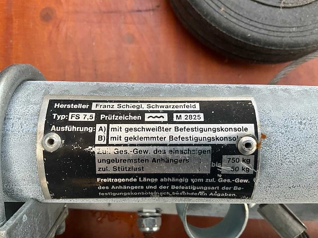 Aanhangwagen onderdelen - afbeelding 2 van  10