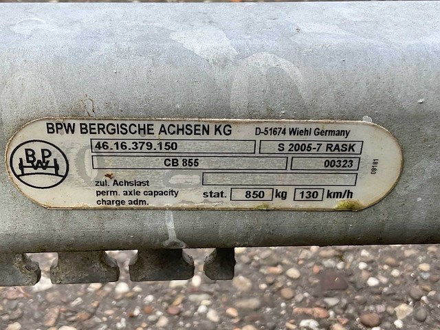 Aanhangwagen onderstel - afbeelding 7 van  7