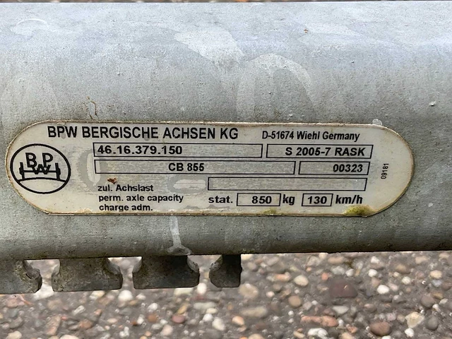 Aanhangwagen onderstel - afbeelding 7 van  7