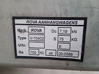 Aanhangwagen, rova, open v-70403 <750kg - afbeelding 4 van  18